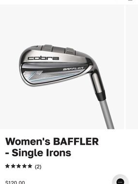 Cobra Women's BAFFLER iron 6-P 2026.